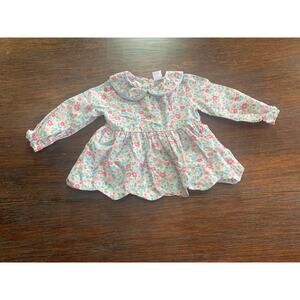 Stitchy Fish long sleeve floral blouse